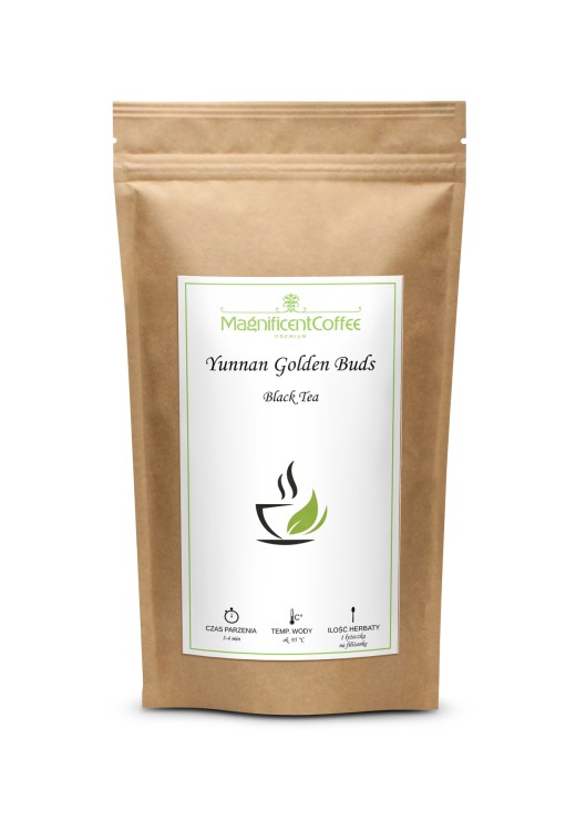 Herbata czarna Yunnan Golden Buds w opakowaniu