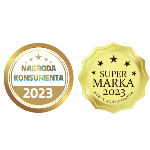 Certyfikat nagroda konsumenta 2023 rok