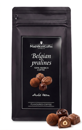 Kawa smakowa mielona belgijskie praliny 100% Arabica