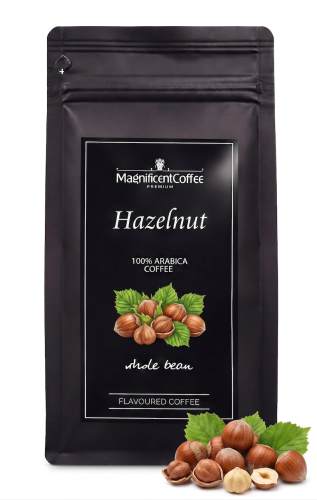 Kawa smakowa ziarnista orzech laskowy 100% Arabica