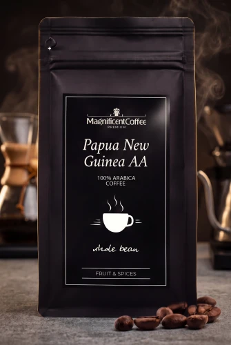 Papua New Guinea AA – kawa ziarnista Papua 100% Arabica – zdjęcie produktu