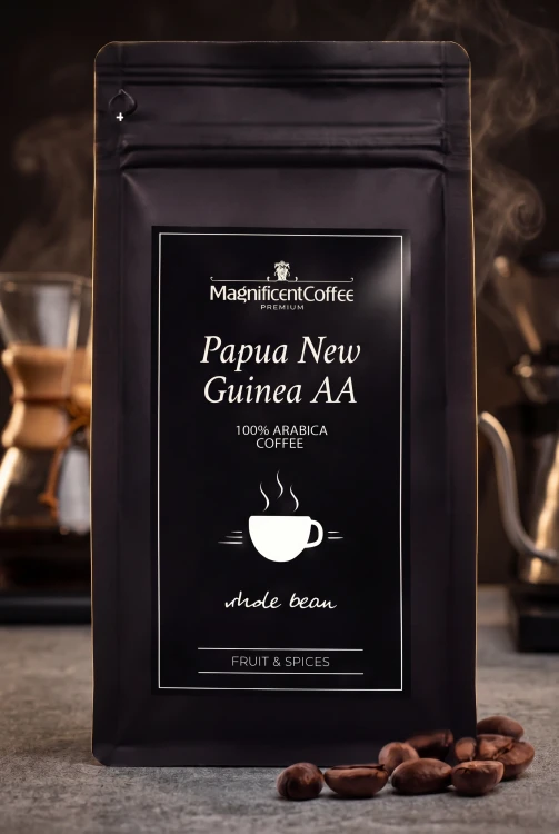 Papua New Guinea AA – kawa ziarnista Papua 100% Arabica – zdjęcie produktu
