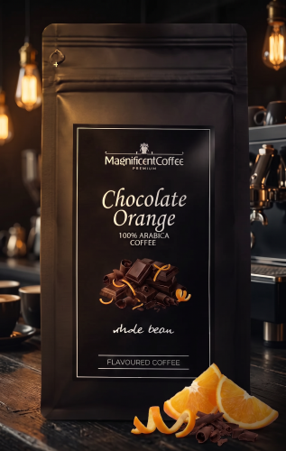 Chocolate Orange – kawa smakowa ziarnista Czekolada Pomarańcza 100% Arabica
