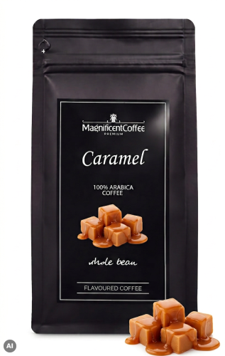 Kawa smakowa mielona karmelowa 100% Arabica