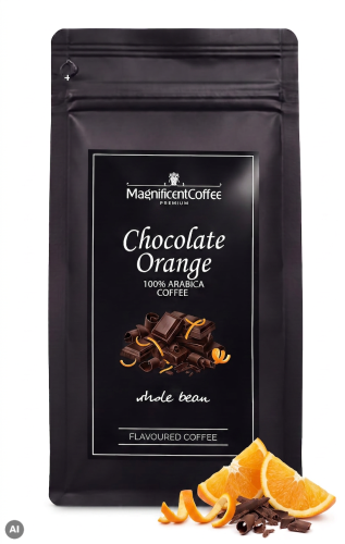 Kawa smakowa mielona czekoladowo-pomarańczowa 100% Arabica
