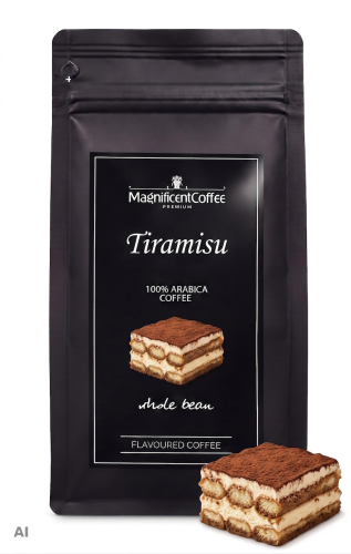 Kawa smakowa mielona Tiramisu 100% Arabica