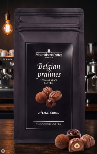 Belgian Pralines – kawa smakowa ziarnista Belgijskie Praliny 100% Arabica