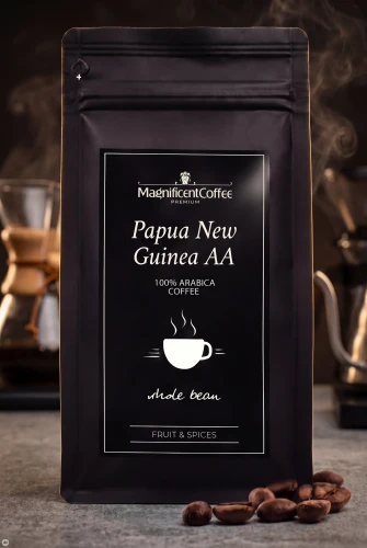 Papua New Guinea AA – kawa ziarnista Papua 100% Arabica – zdjęcie produktu
