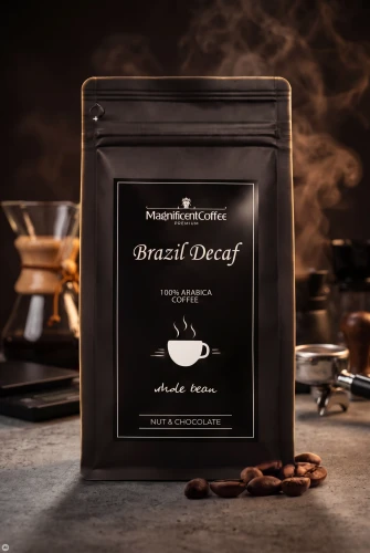 Brazil Decaf – kawa ziarnista Brazylia bezkofeinowa 100% Arabica – zdjęcie produktu
