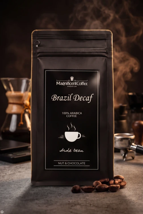 Brazil Decaf – kawa ziarnista Brazylia bezkofeinowa 100% Arabica – zdjęcie produktu