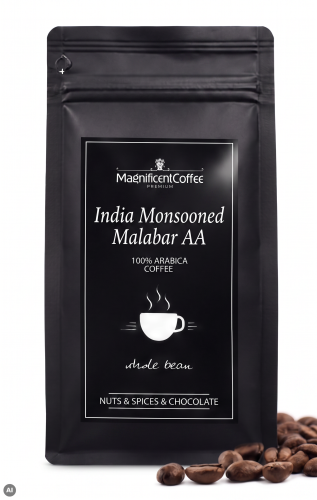Kawa ziarnista INDIA MONSOONED MALABAR AA 100% Arabica - kawa India