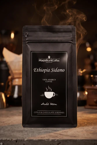 Ethiopia Sidamo – kawa ziarnista Etiopia 100% Arabica – zdjęcie produktu