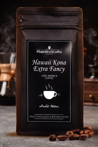 Hawaii Kona Extra Fancy – kawa ziarnista Hawaje 100% Arabica – zdjęcie produktu