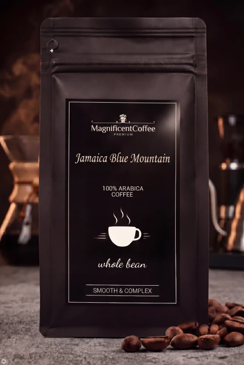 Jamaica Blue Mountain – kawa ziarnista Jamajka 100% Arabica – zdjęcie produktu