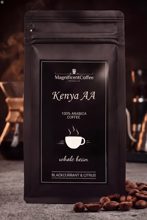 Kenya AA – kawa ziarnista Kenia 100% Arabica – zdjęcie produktu