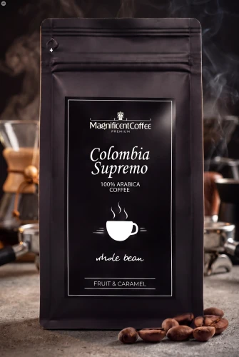 Colombia Supremo – kawa ziarnista Kolumbia 100% Arabica – zdjęcie produktu