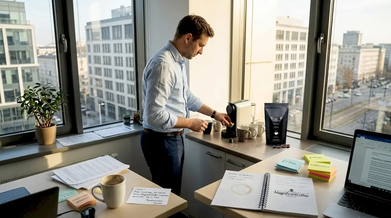 Jak przygotować idealną kawę biurową: praktyczny przewodnik